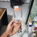 Gold rim juicer glass 44160 (JB) - Image 2