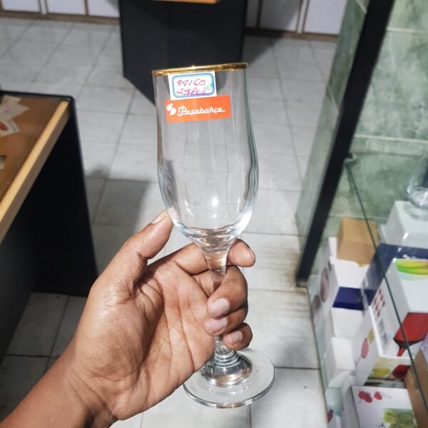 Gold rim juicer glass 44160 (JB) - Image 2