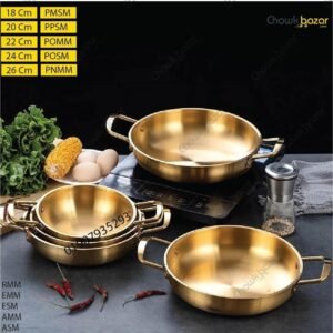 Golden stainless steel korai