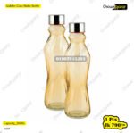 Golden Glass Water Bottle