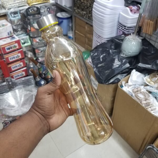 Golden Glass Water Bottle - Image 2