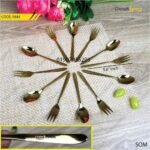 Spoon set tea and fork Golden(SE)