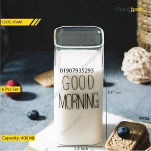 Good morning Juice glass- 6 pcs set