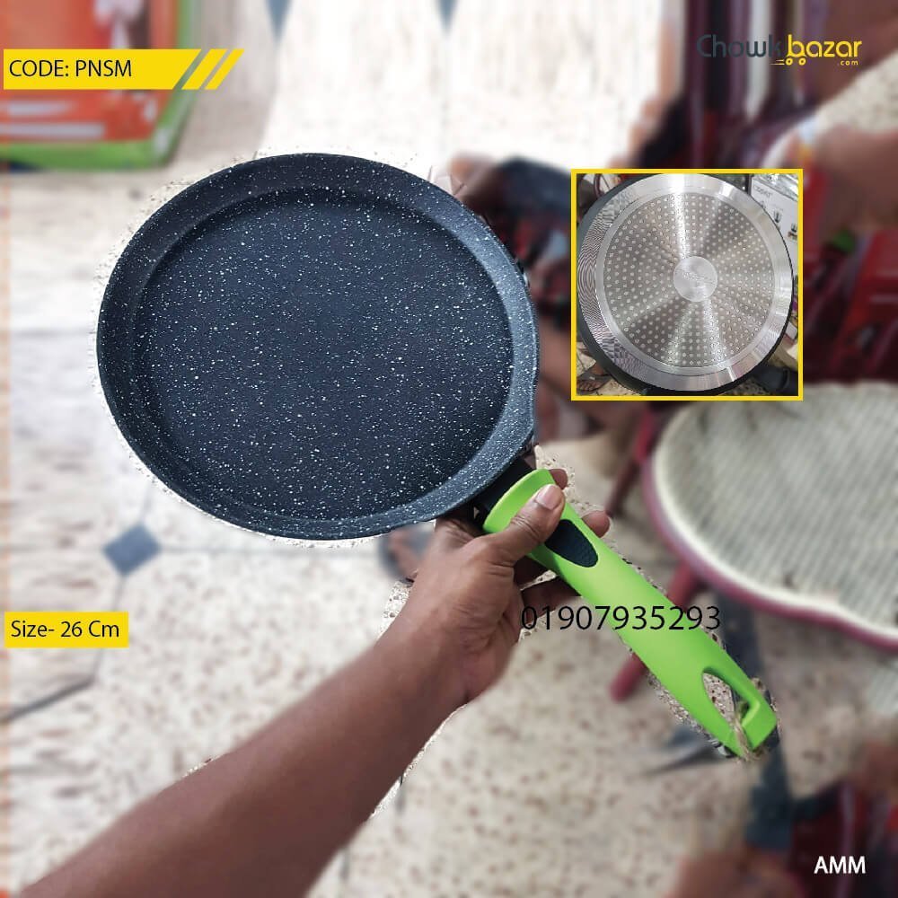 Granite-coated-frypan-26-cm.jpg Granite coated frypan- 26 cm - Image 1