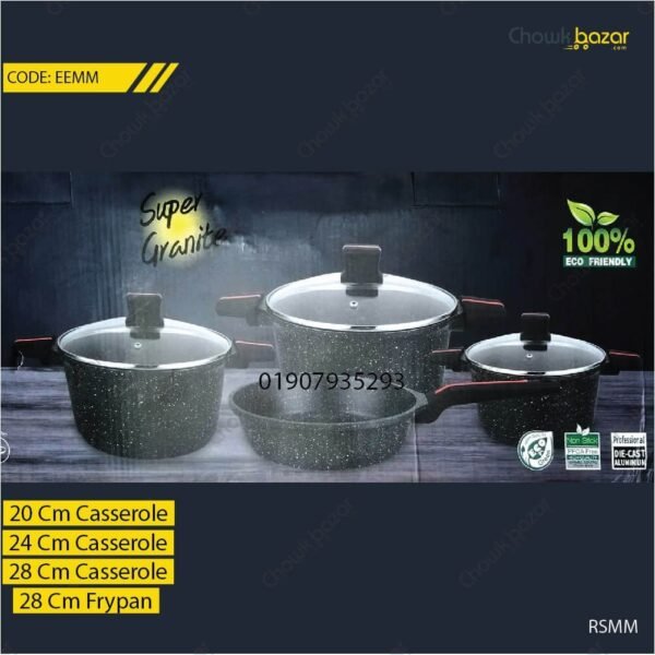 Jio granite coated cooking set- 7 pcs - Image 1
