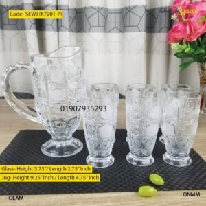 Jug glass set 7 pcs set- SEWJ (K7201-7)