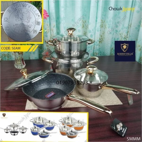 Kaisa villa 8 pcs cooking set- kv6617 - Image 1