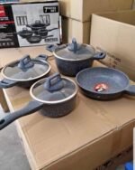Kiam marble coating cooking set 7pcs (OE) - Image 3