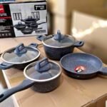 Kiam marble coating cooking set 7pcs (OE) - Image 2