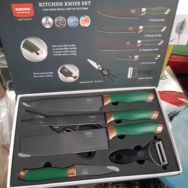Knife set 6 pcs- KAKS (SDT 6006) - Image 2