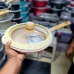 26cm MGC Marble Coating Fray Pan With Lid - Image 2