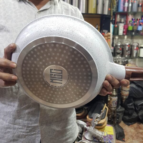 Mgc granite coated frypan with lid Flate - Image 4