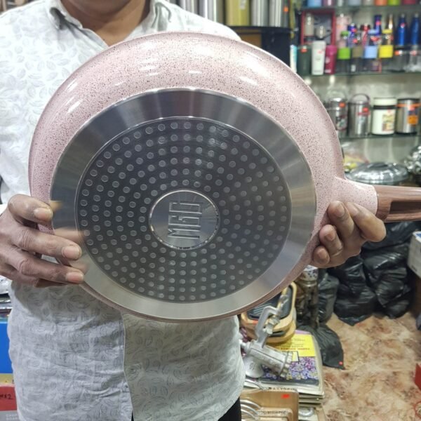Mgc granite coated frypan with lid Flate - Image 8