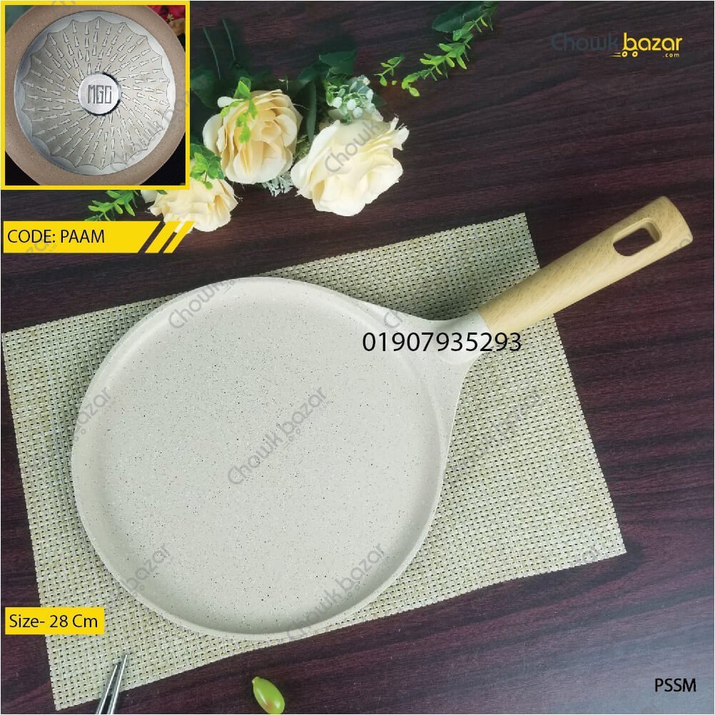 Mgc-granite-coated-tawa-28-cm.jpg Mgc granite coated tawa- 28 cm - Image 1