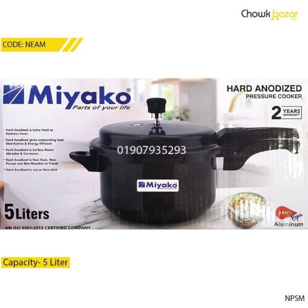 Miyako pressure cooker- 5 liter - Image 1