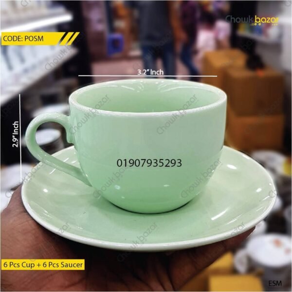 Monno ceramic cup set with saucer - Image 1
