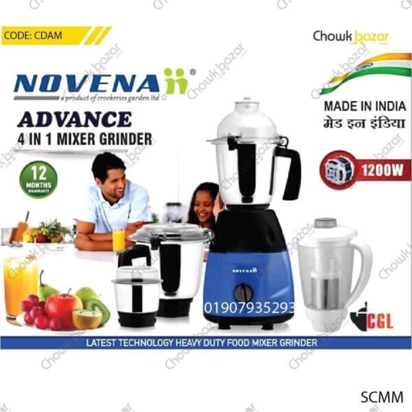 Novena advance 4 in 1 mixer grinder - Image 1