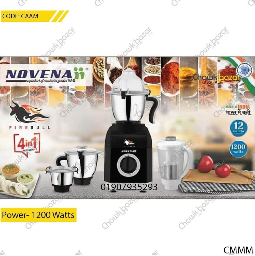 Novena-firebull-4-in-1-mixer-grinder.jpg Novena firebull 4 in 1 mixer grinder - Image 1