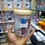 Ocean 650ML Glass jar Wooden LID - Image 2