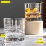 Ocean Double Rock  Sort glass 350ml ( UNIRUE )