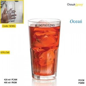 Ocean water glass 6 pcs set- SEWG