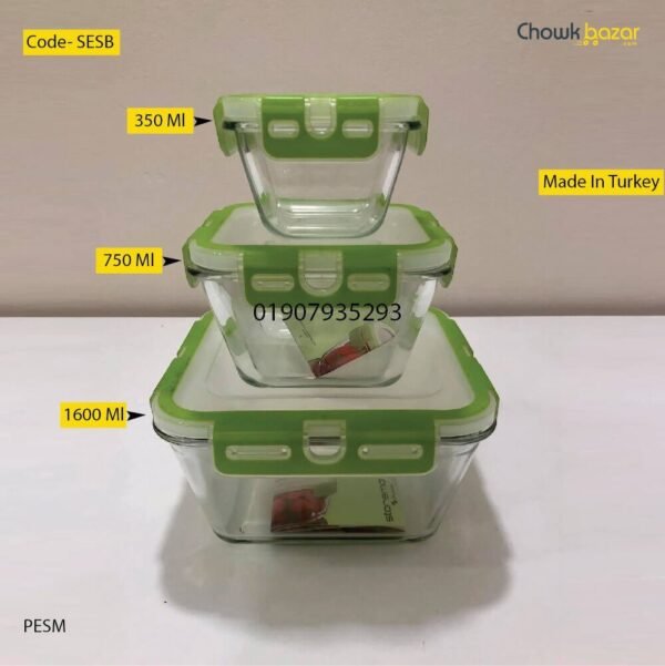 Oven proof glass bati set turkey- SESB - Image 1