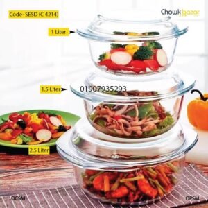Oven proof serving casserole dish 3 pcs set- SESD (C 4214)