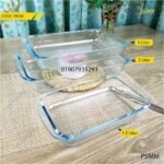3pcs Rectangular serving dish oven proof - Image 3