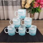 Premium Quality Marble Ceramic Mug Set - Image 2