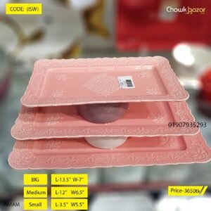 Serving plate 3 pcs set (ISW)