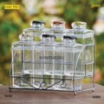 Spice jar set with stand- FKSJ