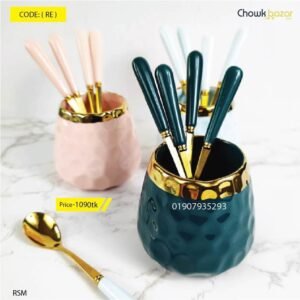 Spoon with holder 7pcs set (RE)