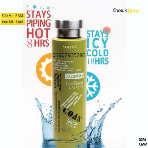 Sport Stainless Steel Water Bottle - Image 1