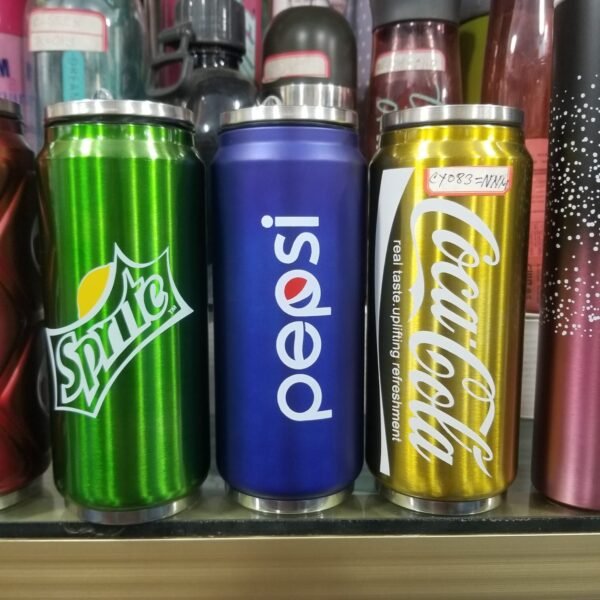 Stainless Steel Bottle with Sipping Style Straw (CY083) - Image 2