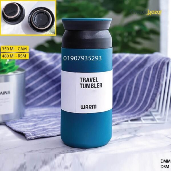 Stainless Steel Coffee Thermos Mug Tumbler - Image 1