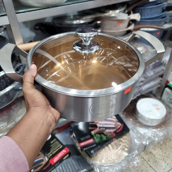 Stainless Steel Cookware with Lid - Image 4
