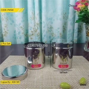 Stainless steel container set- 2 pcs