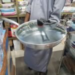 Stainless steel heavy wok pan (COSS W3331) - Image 3