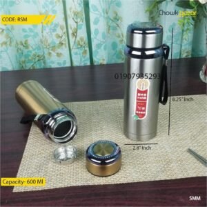Stainless steel hot and cool gym bottle- 600 Ml