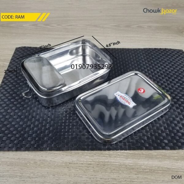 Stainless steel lunch box - Image 1