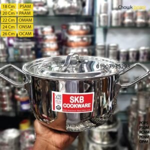 Stainless steel saucepot