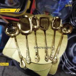 Stainless steel golden curry spoon