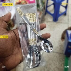 Stainless steel spoon set 6 pcs- SESP