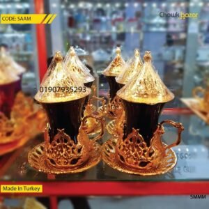 Turkey cup set with tray