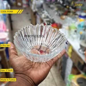 Turkey glass bati set- 6 pcs
