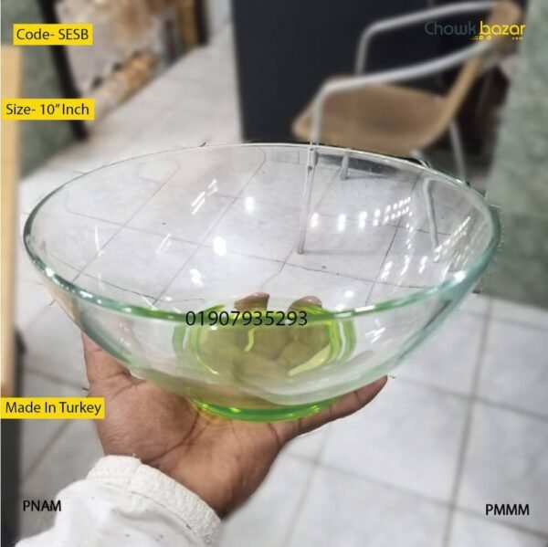 Turkey glass serving bowl- SESB - Image 1