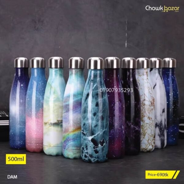 Water bottle steel Hot and cold 500ml - Image 1