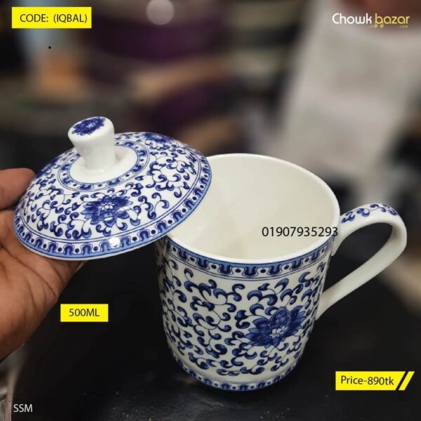 Water mug ceramic 500ML (IQBAL) - Image 1