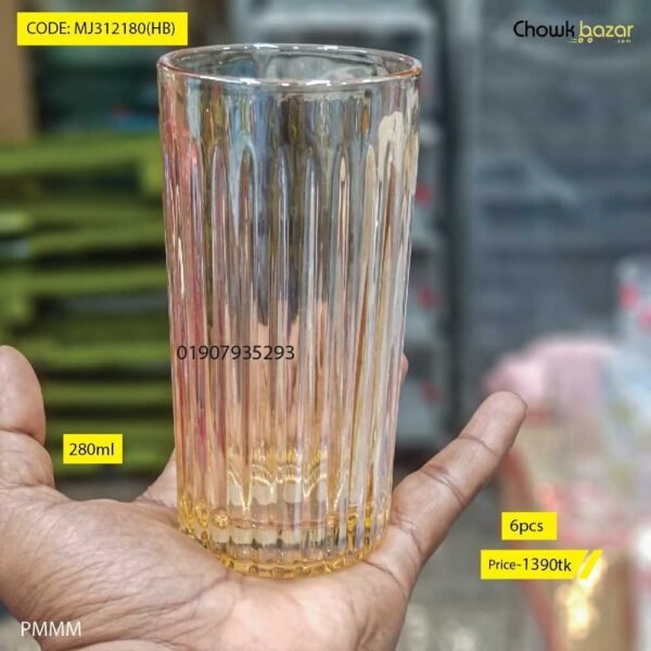 Water Glass 280ml ( MJ312180HB) - Image 1