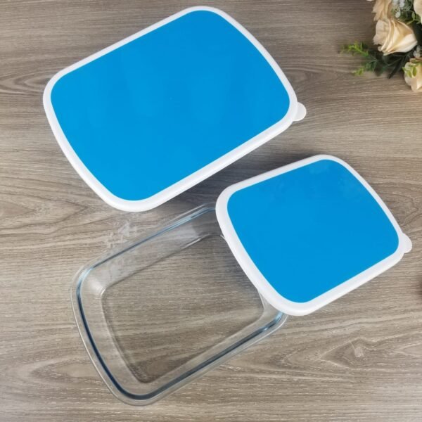 Oven proof serving dish with lid 2 pcs set- SESD (8091-2) - Image 3